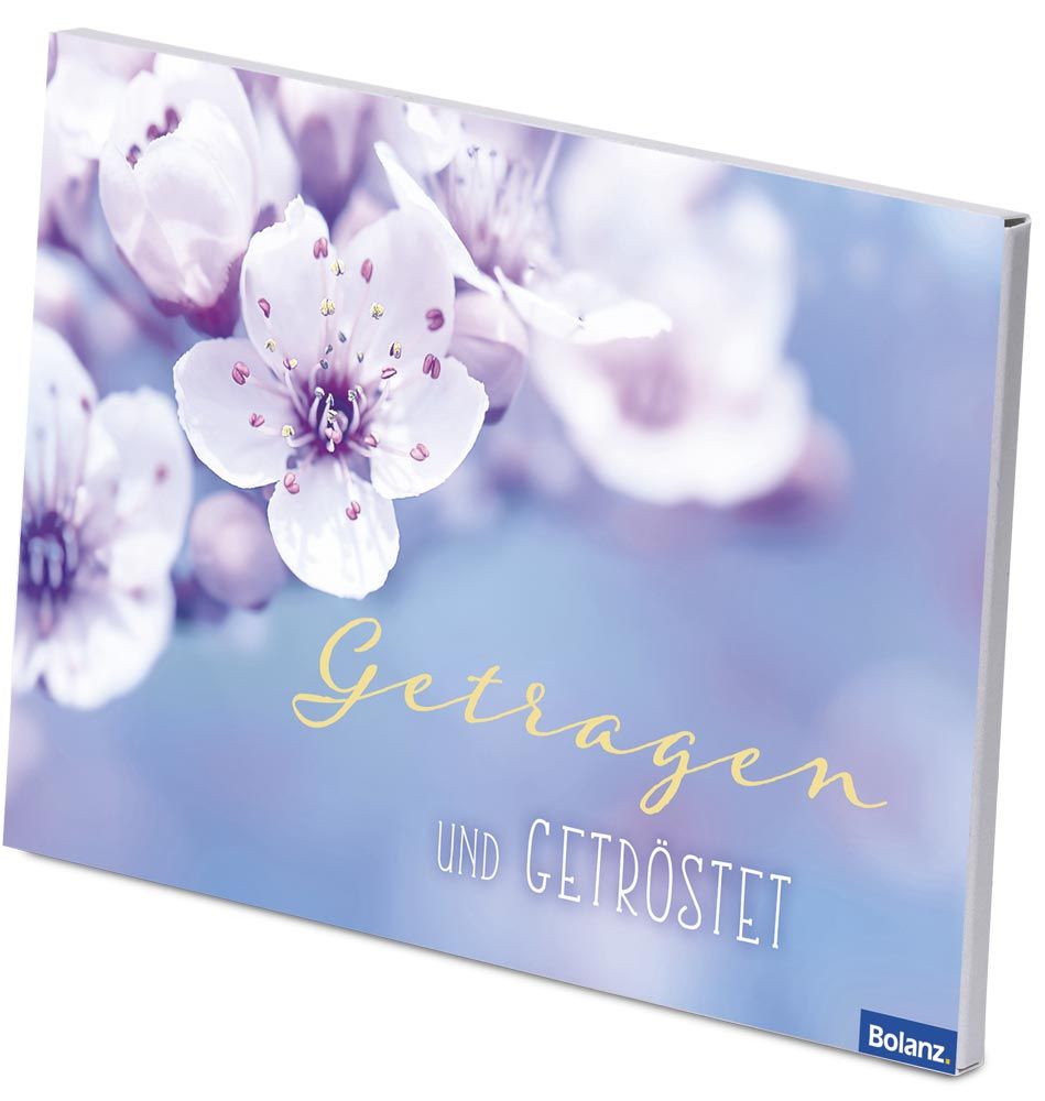 Karte Postkartenbox Getragen und getröstet