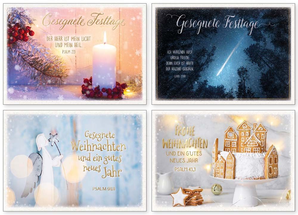 Karte Minikarten Weihnachten (8 Ex.)