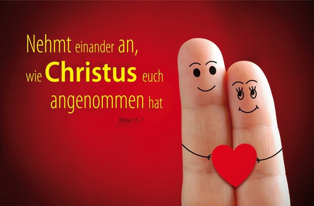 Sonstiges Postkarte Nehmt einander an 10 Ex.