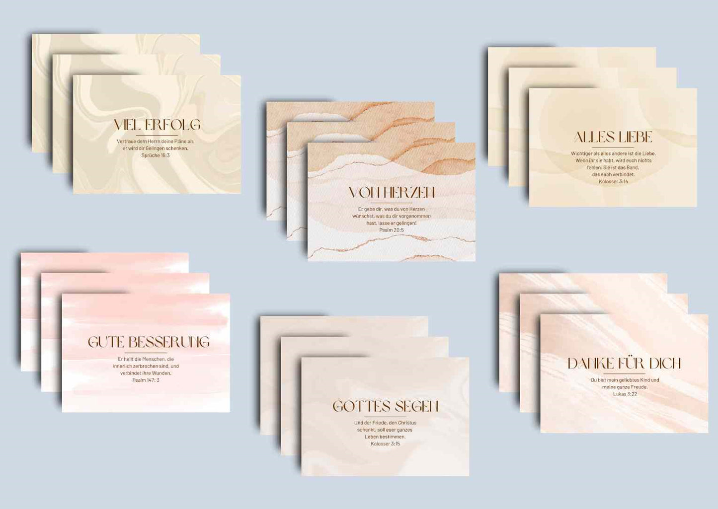 Karte Postkarten-Paket Everyday-Cards 18 Ex.