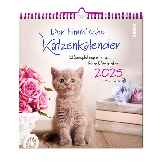 Der himmlische Katzenkalender 2025