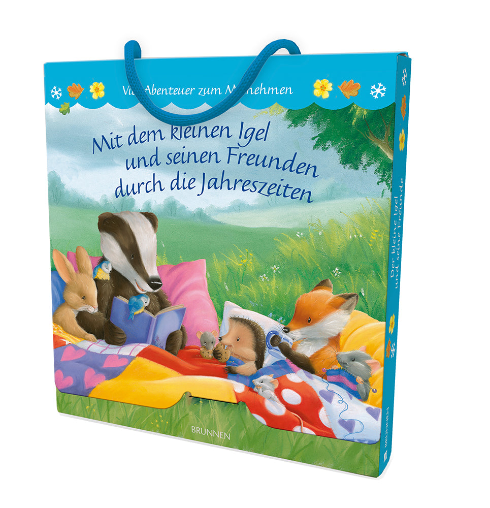 Buch                                               Mit dem kleinen Igel und seinen Freunden durch die Jahreszeiten