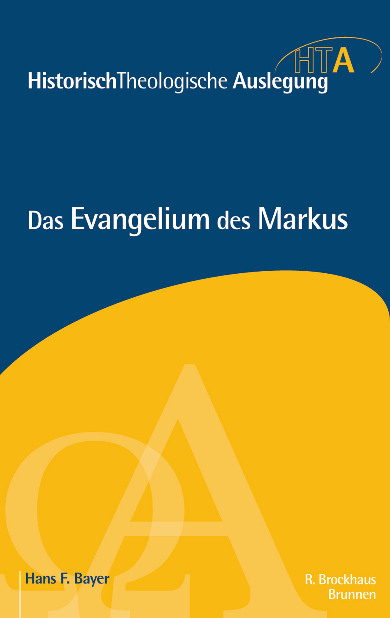 Buch                                               Das Evangelium des Markus