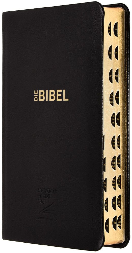 Buch                                               Die Bibel - Schlachter 2000 Taschenausgabe schwarz