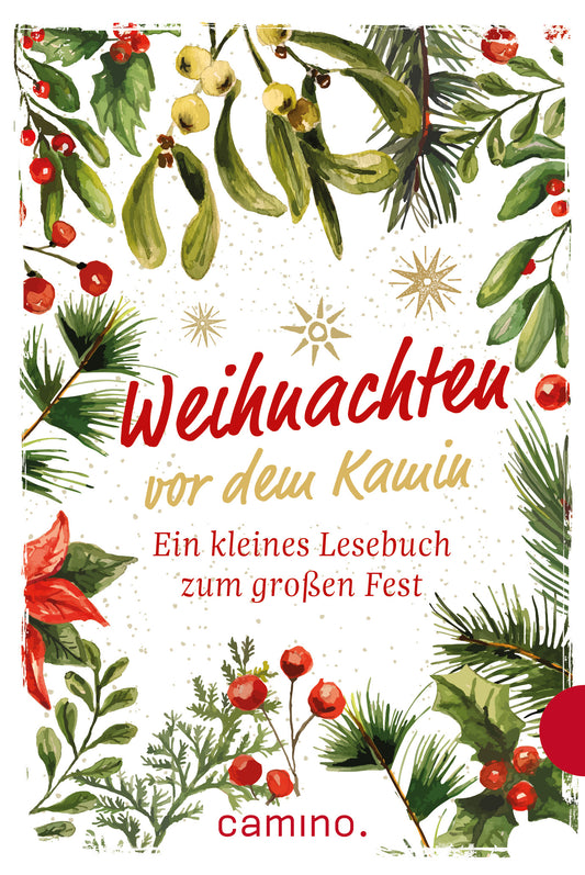 Weihnachten vor dem Kamin