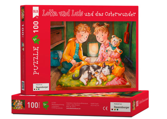 Spiele-Box                                         Puzzle Lotta und Luis und das Osterwunder 100 Teile