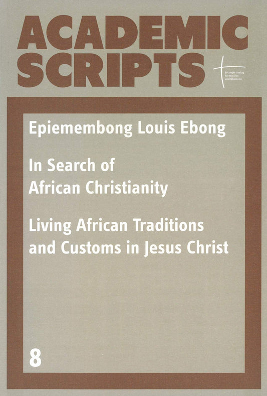 Buch                                               In search of african christianity