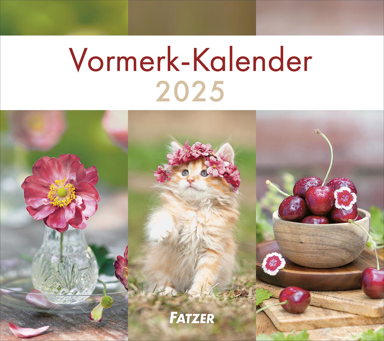 Vormerk-Kalender mit Sinnsprüchen 2025