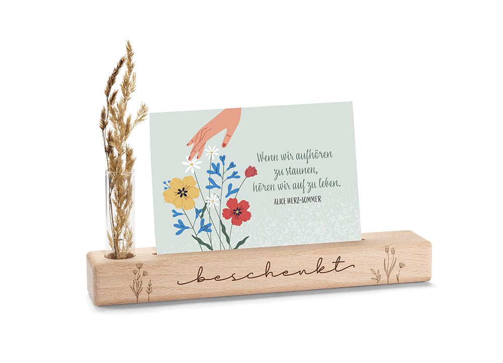 Sonstiges                                          Vasen- und Kartenständer beschenkt