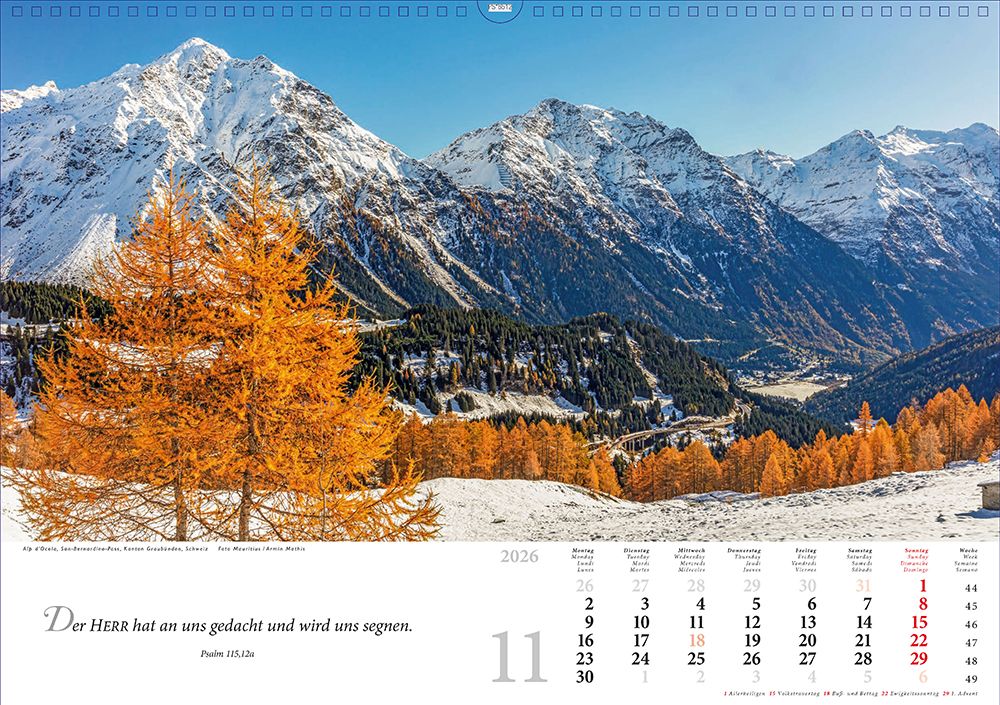 Lobet. ihr Berge. den Herrn 2026