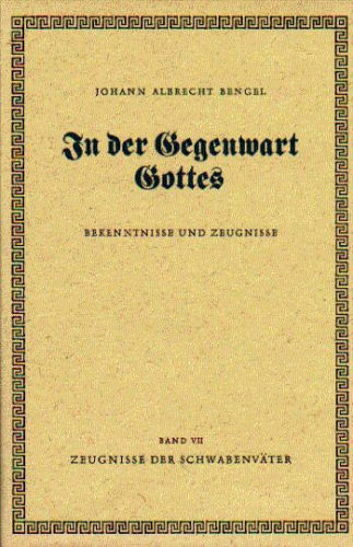 Buch                                               In der Gegenwart Gottes