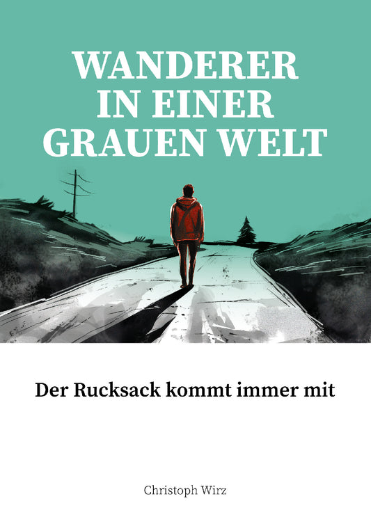 Wanderer in einer grauen Welt