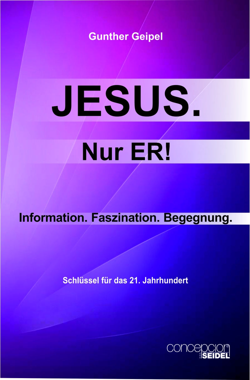 Buch                                               Jesus. Nur ER!