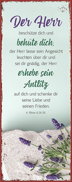 Sonstiges                                          Metallschild Der Herr beschütze dich