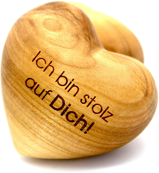 Sonstiges                                          Holzherz Ich bin stolz auf dich