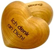 Sonstiges                                          Holzherz Ich denk an Dich!