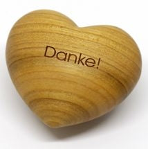 Sonstiges                                          Holzherz Danke!