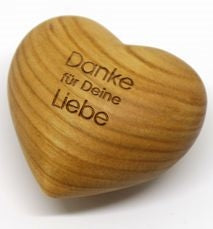 Sonstiges                                          Holzherz Danke für Deine Liebe