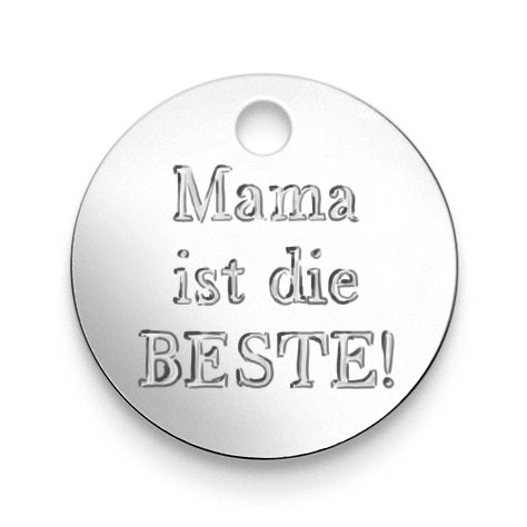 Armkette mit Anhänger Mama ist die...