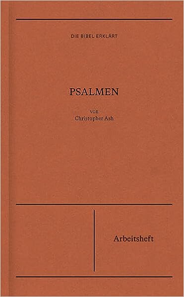 Buch                                               Psalmen (Arbeitsheft)