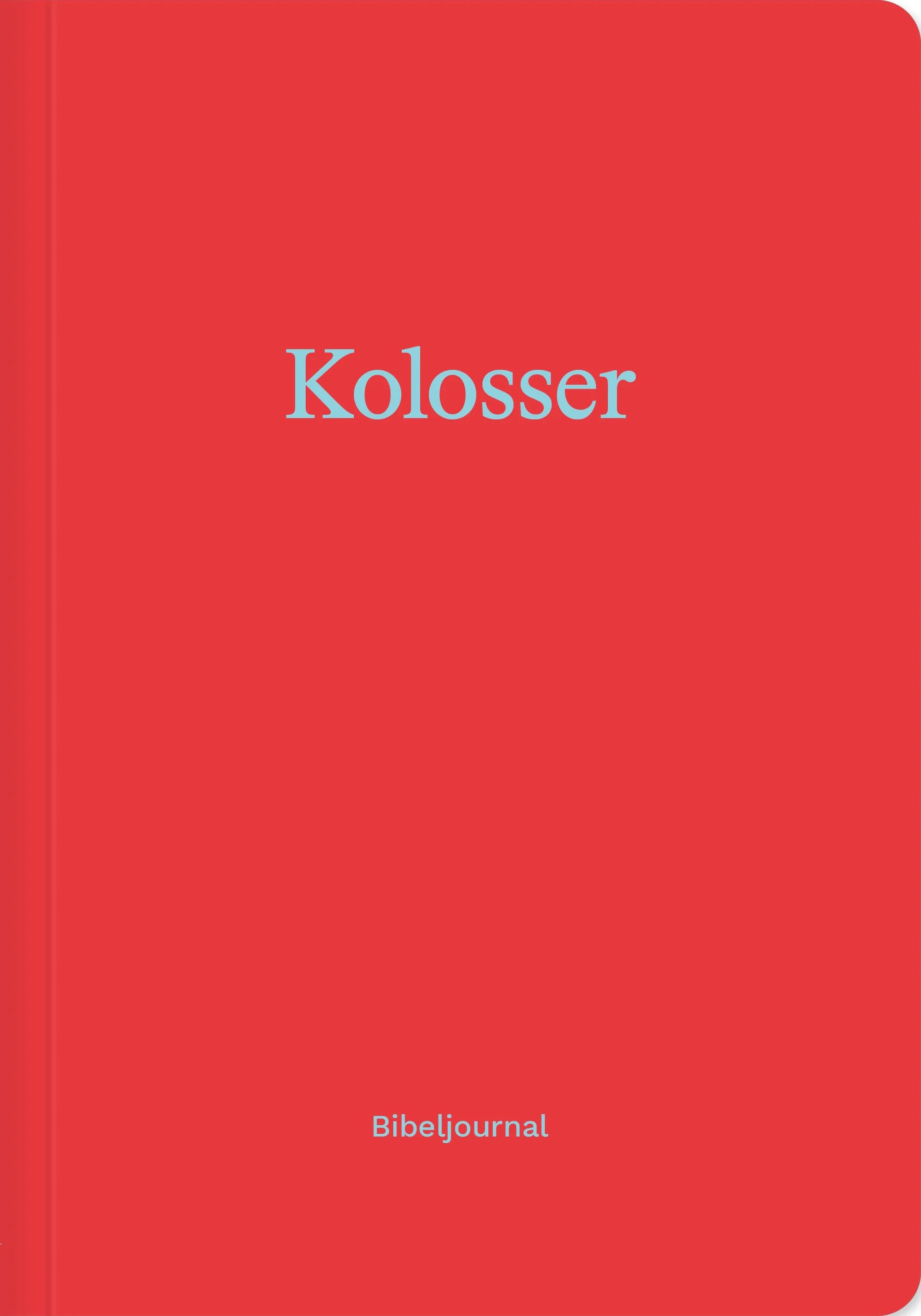 Buch                                               Kolosser (Bibeljournal)