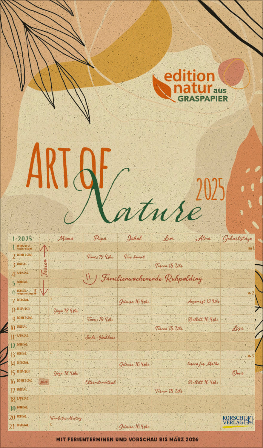 Art of Nature 2025   (Graspapier)