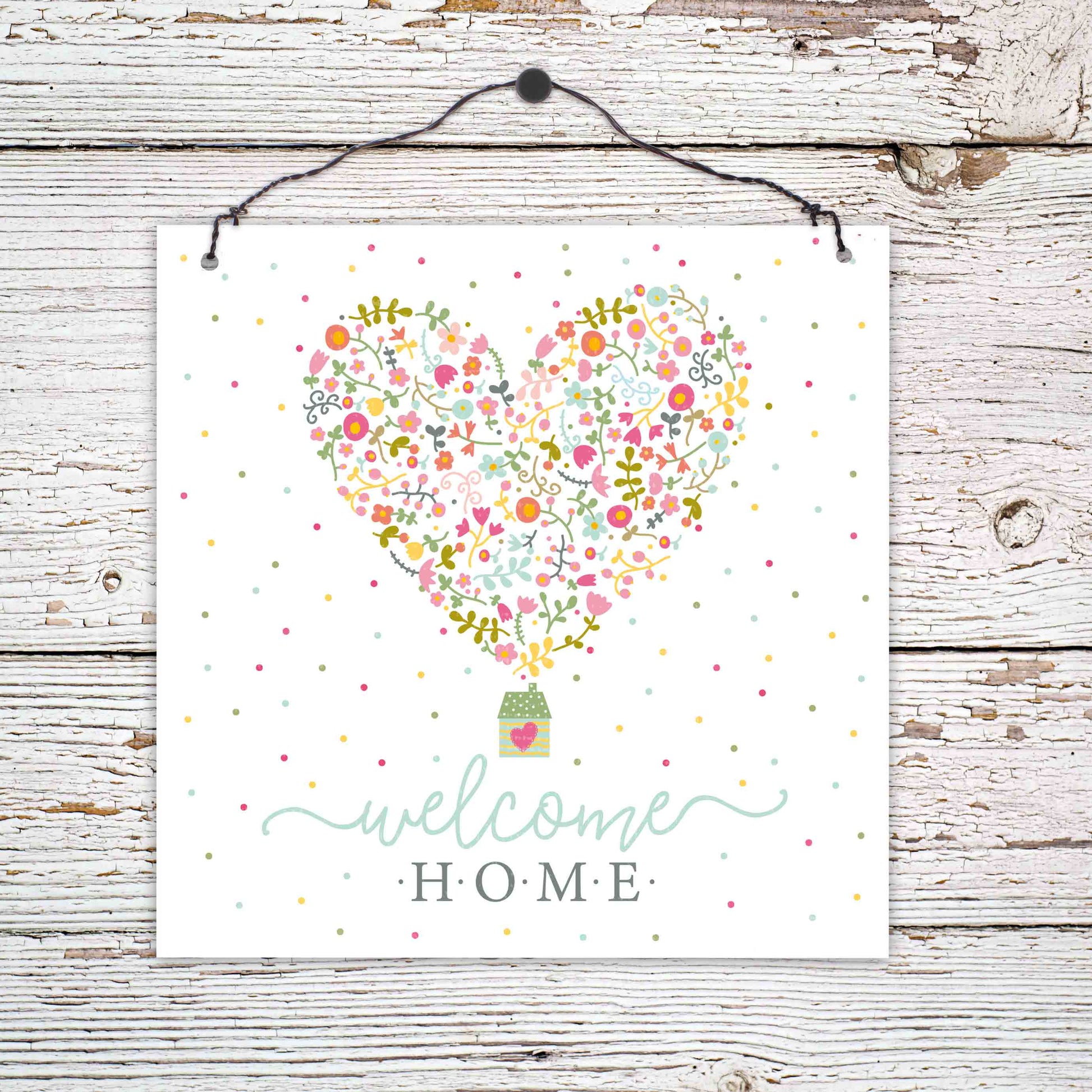 Sonstiges                                          Holzschild klein Welcome Home