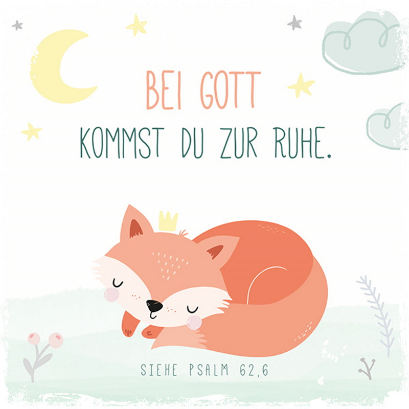 Sonstiges                                          Holzschild klein Bei Gott kommst du zur Ruhe