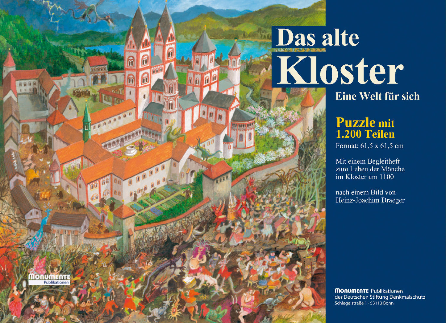 Puzzle Das alte Kloster 1200 Teile