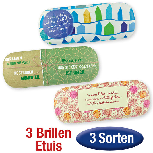 Paket Brillenetuis 3 Ex.