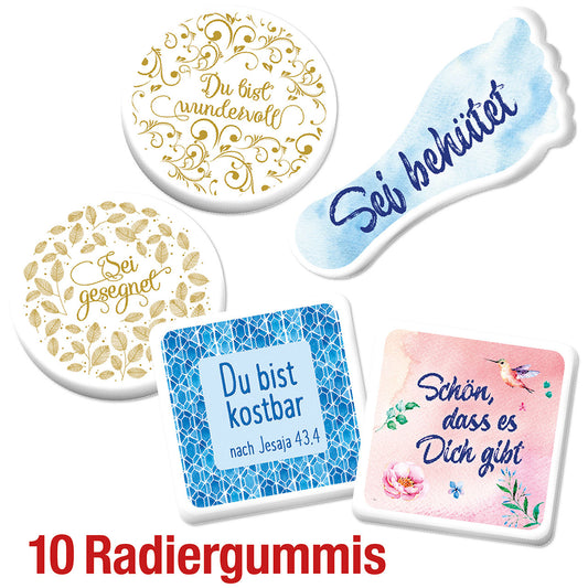 Paket Radiergummis 10 Ex.