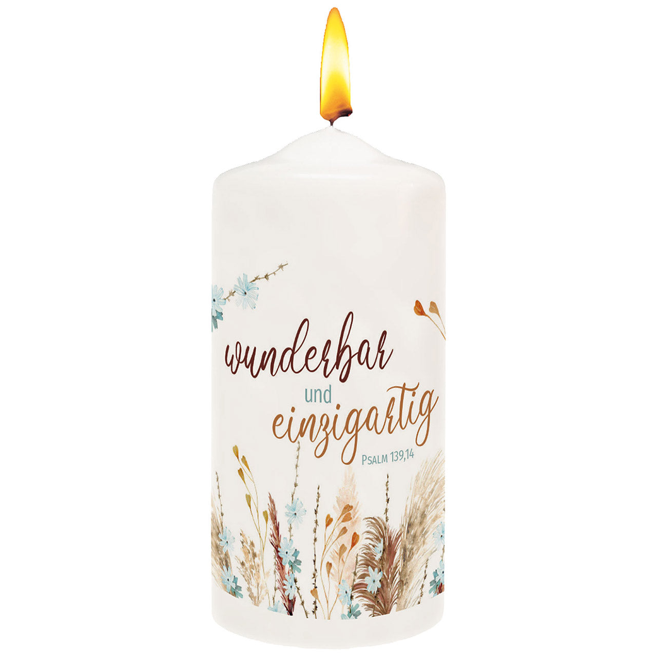 Sonstiges                                          Kerze wunderbar und einzigartig