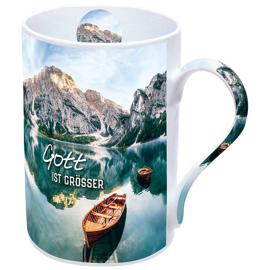 Sonstiges                                          Fototasse Gott ist größer