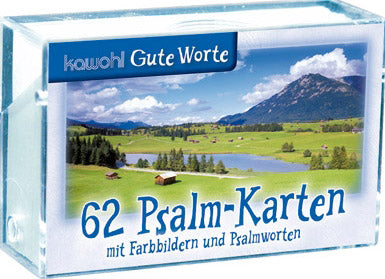 62 Psalm-Karten (Karten-Box)