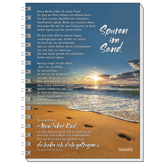 Nonbook                                            Memo A6 Spuren im Sand