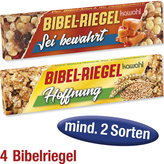 Sonstiges                                          Paket Bibel-Riegel 4 Ex.