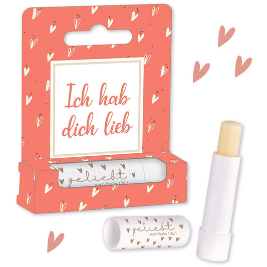 Lippen-Pflegestift Ich hab dich lieb