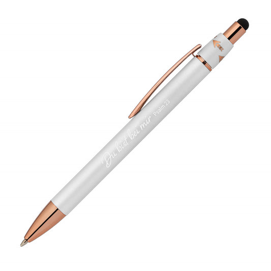 Sonstiges                                          Kuli Du bist bei mir Psalm 23 weiß