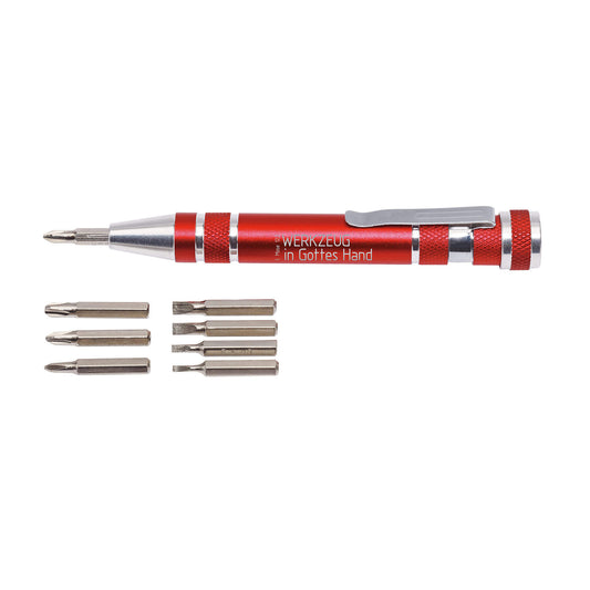 Sonstiges                                          Stift-Bit-Set 8-teilig. rot