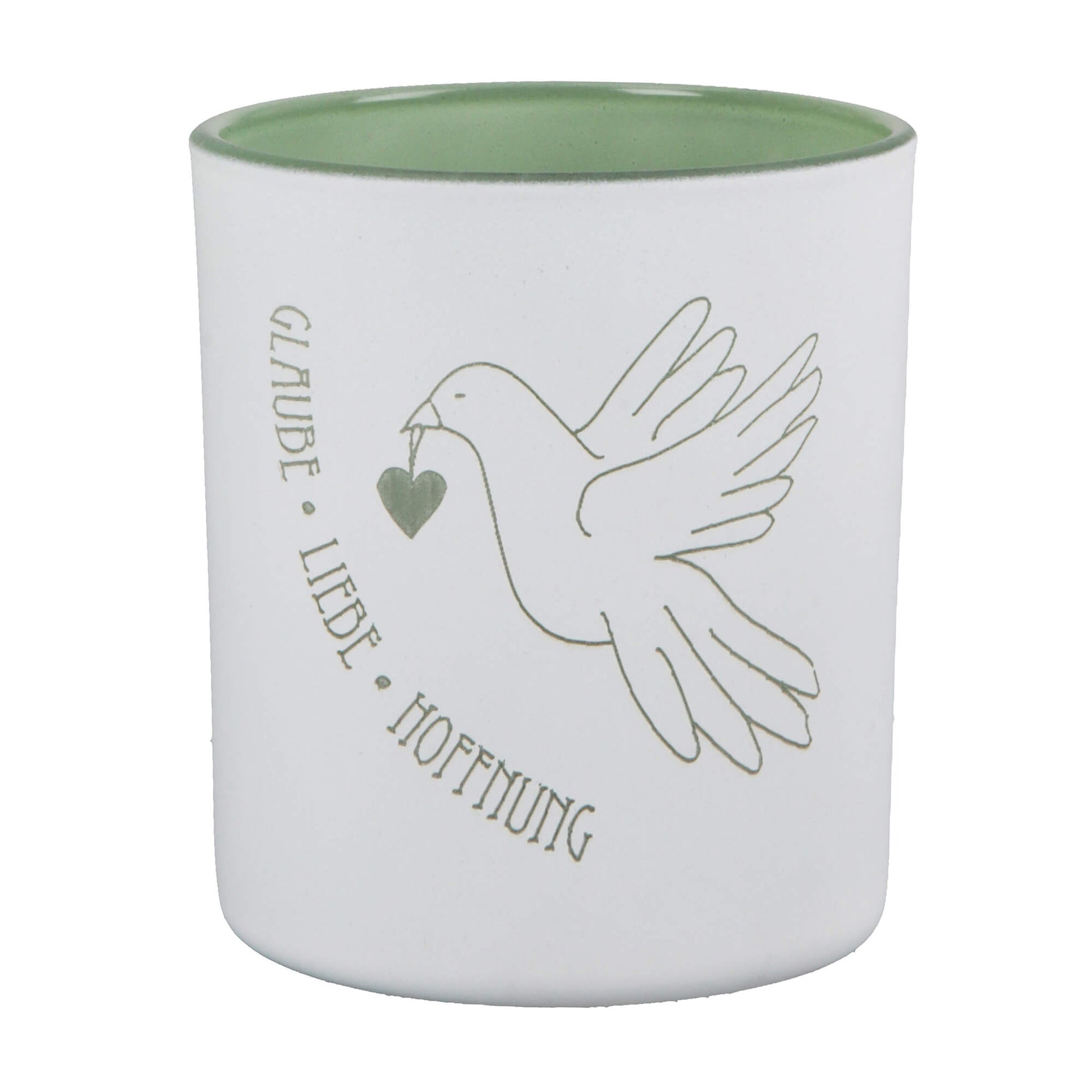 Sonstiges                                          Windlicht Glaube - Liebe - Hoffnung (klein)