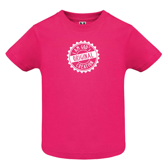 T-Shirt Original Creation pink. Gr. 80