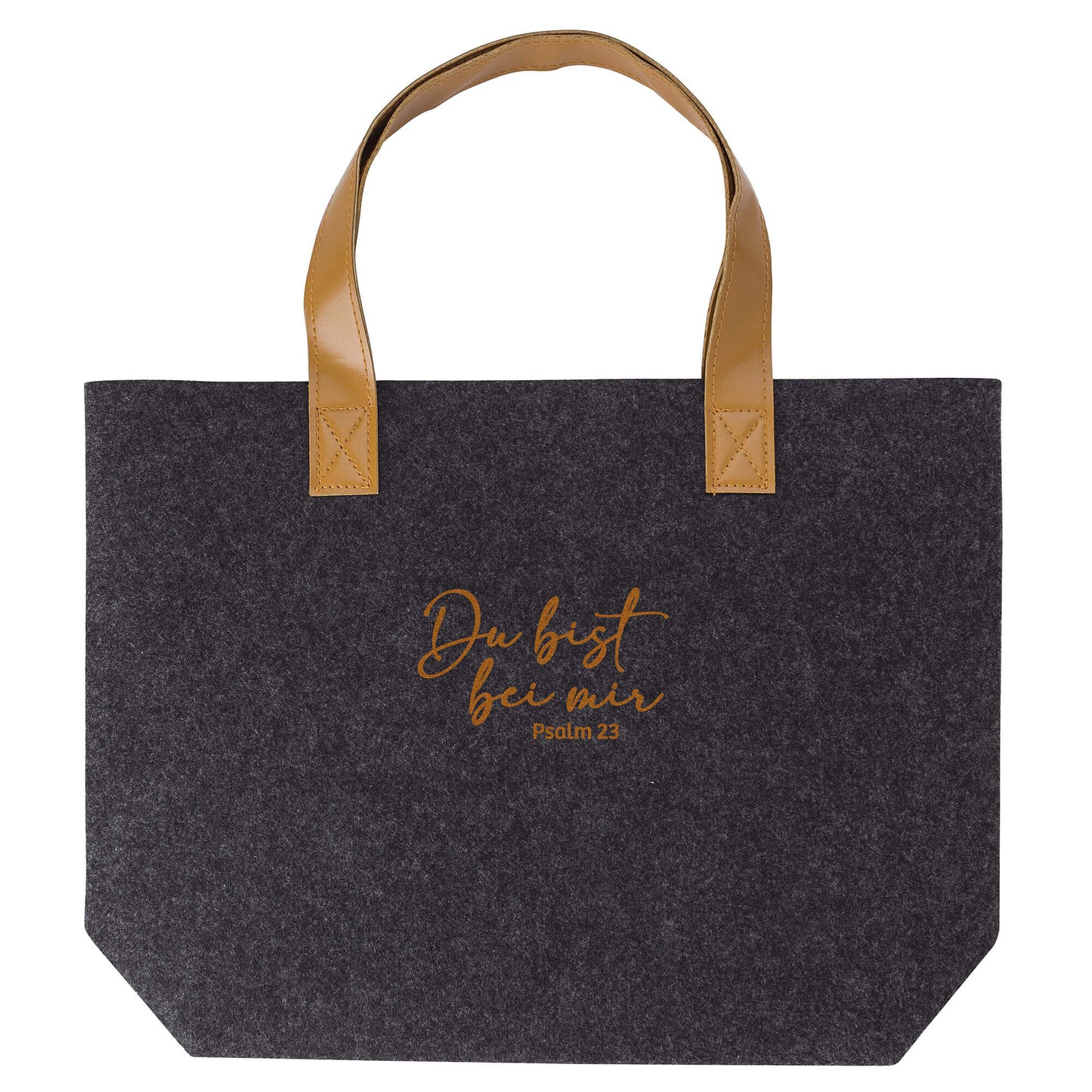 Nonbook                                            Einkaufstasche Du bist bei mir. dunkelgrau