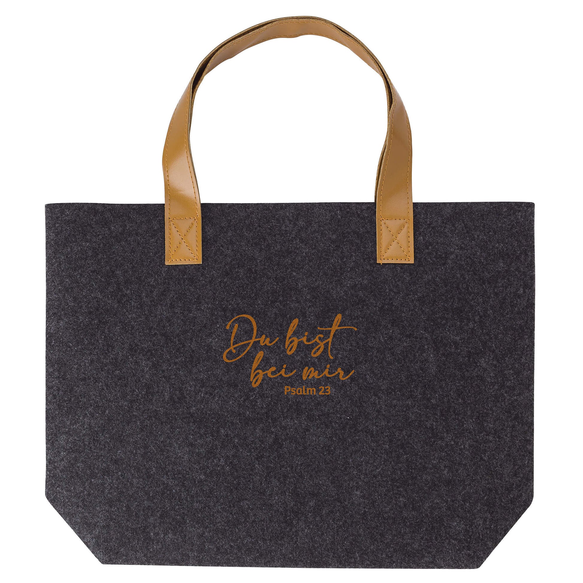 Nonbook                                            Einkaufstasche Du bist bei mir. dunkelgrau