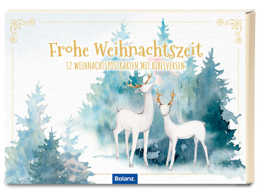 Karte                                              Postkartenbox Frohe Weihnachtszeit
