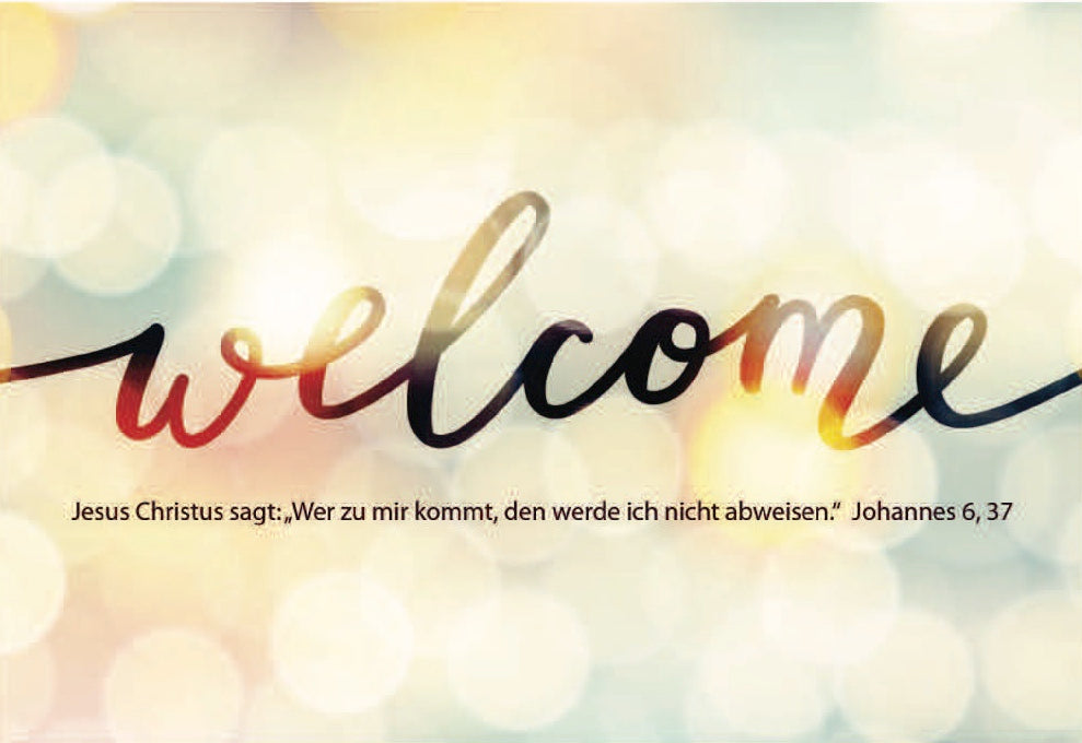 Sonstiges                                          Poster A3 laminiert welcome