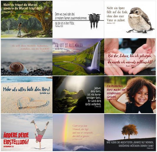 Sonstiges                                          Postkarten-Set mit 12 Postkarten