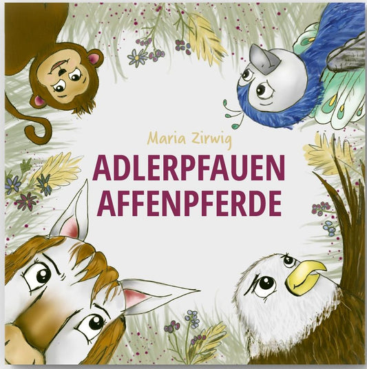 Adlerpfauenaffenpferde