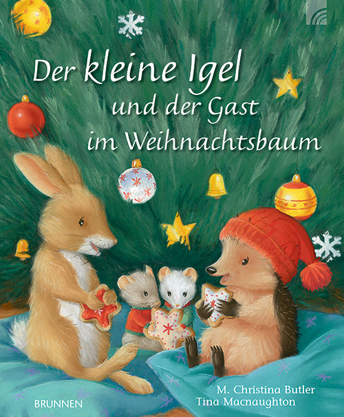 Der kleine Igel und der Gast im Weihnachtsbaum