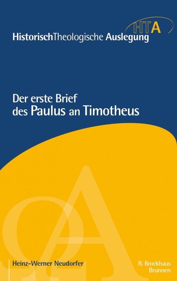 Der erste Brief des Paulus an Timotheus