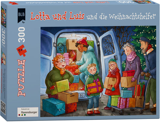 Puzzle Lotta und Luis und die Weihnachtshelfer 300 Teile